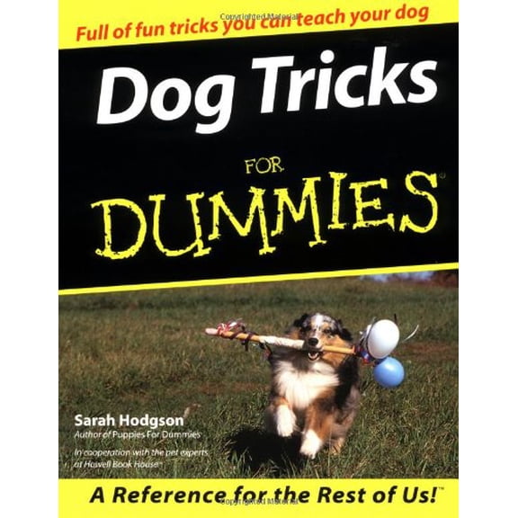 Pre-Owned Dog Tricks for Dummies (Paperback) by Sarah Hodgson