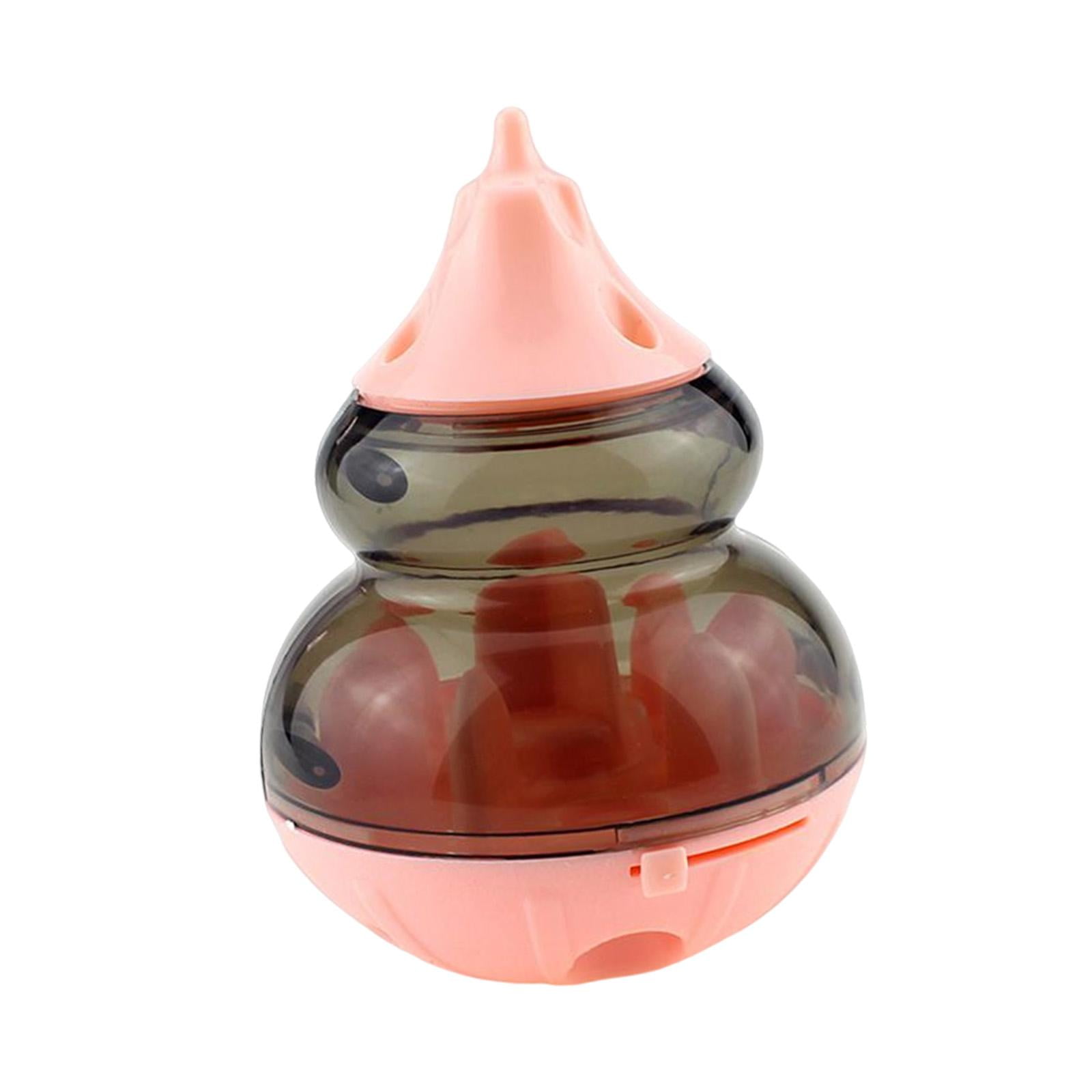 Dog Tumbler Leaking Food Toy Dog Puzzle Toy Feeder Toys for Fun Feeding Pets Pink