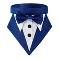 Dog Tuxedo With Bowtie To Your Wedding Outfit Blue For Small Dog Formal