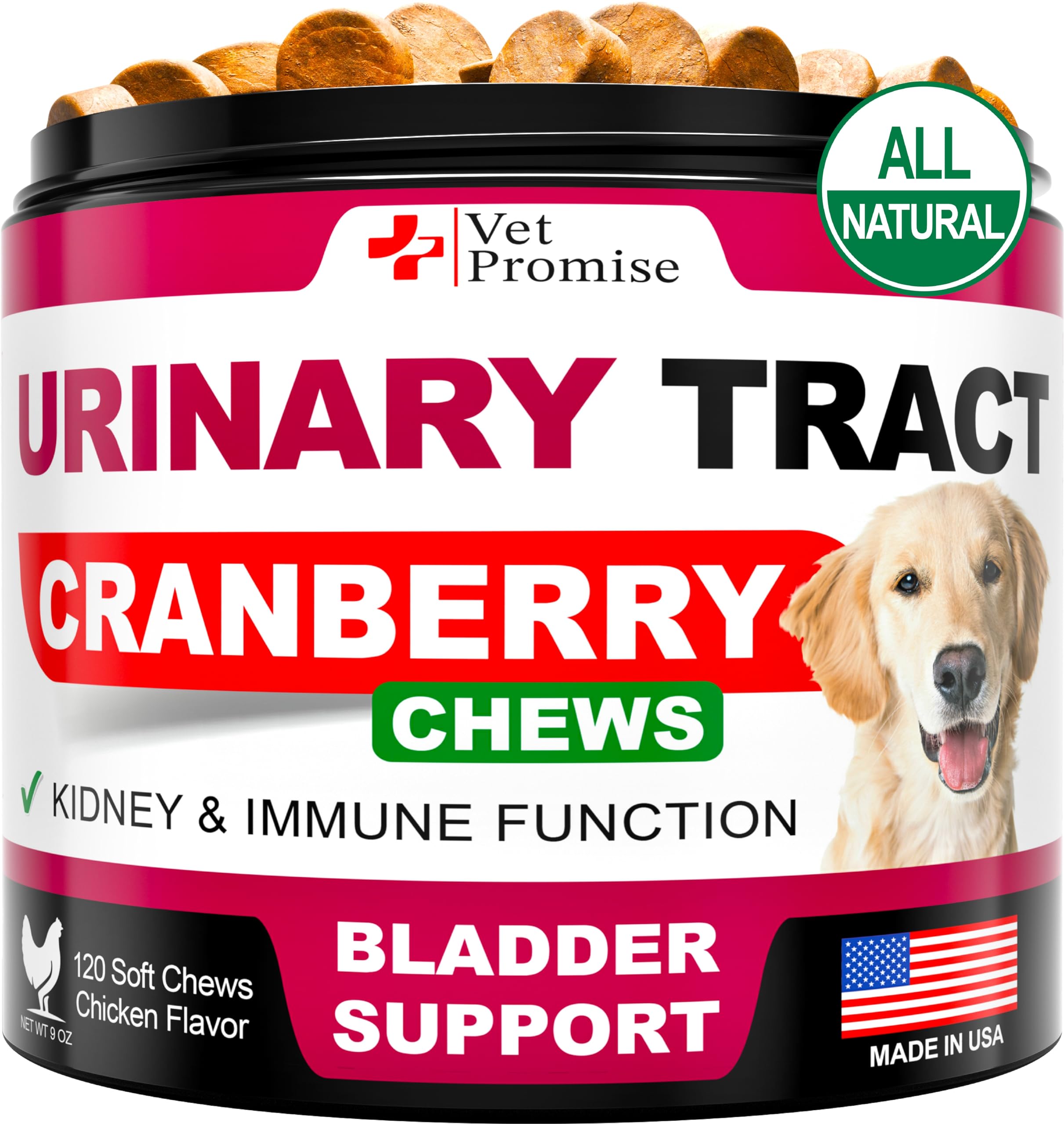Dog UTI Treatment STF9 Cranberry Supplement for Dogs UTI for Dogs