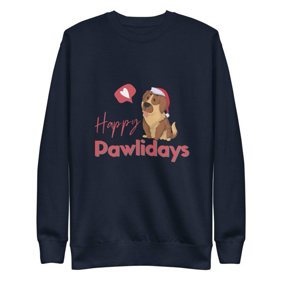Dog Ugly Christmas Sweater Sweatshirt – Funny Holiday Crewneck Winter Pullover for Men  Women