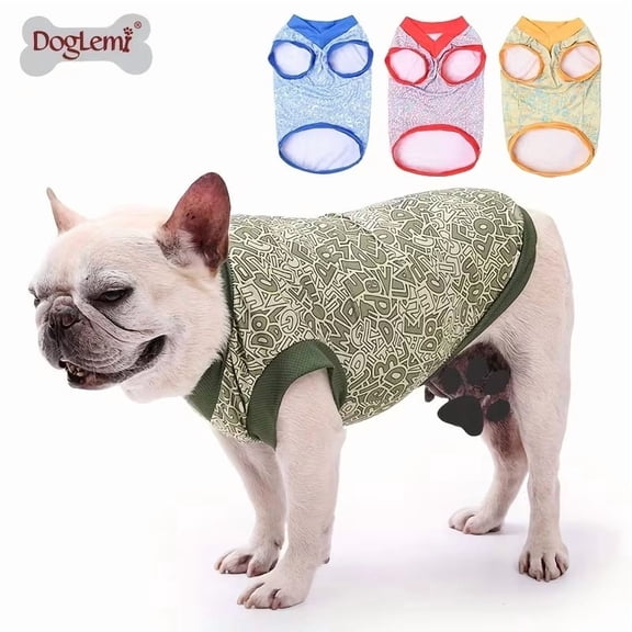 Dog V-Neck Cooling Vest for Summer - Lightweight & Breathable Cooling Clothes for Small to Medium Dogs
