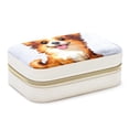 thumbnail image 1 of Dog Velvet Portable Storage Box with Removable Compartment – Jewelry Display, Earring Holder, Necklace Holder – Great Gift, 1 of 7