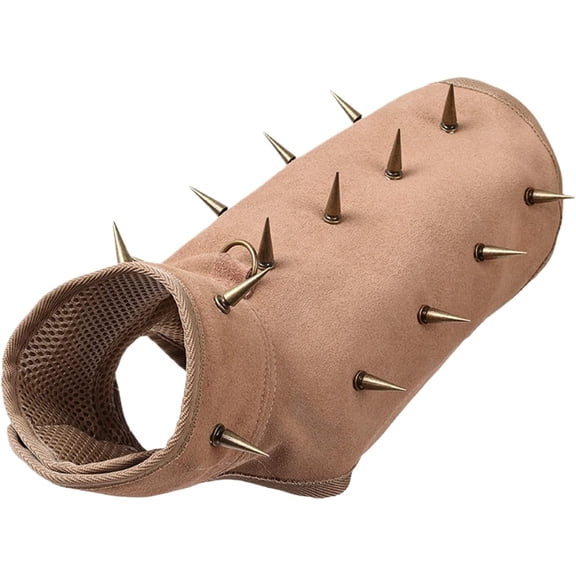 Dog Vest Adjustable Dog Harness Protection Vest with Spikes to Shield Your Pet from Coyotes Raptor Animal Attacks