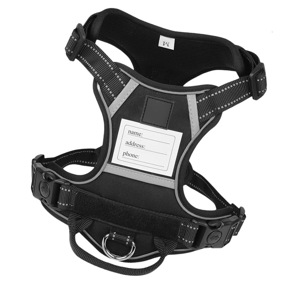 Dog Vest Adjustable Training Harness for Training Walking Nameplate Belt for Large Dogs Heavy Duty