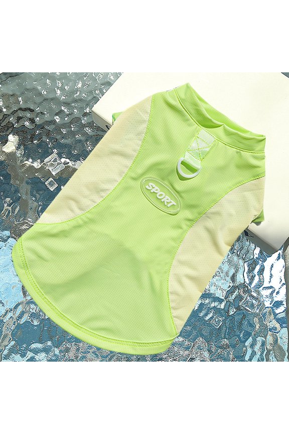 Dog Vest Shirt Breathable Cool Ice Silk Jacket For Outdoor Walking Training Hiking Puppy Small Medium Dog Cat Summer Pet Apparel, Lightweight Sun Protection & Cooling Pet Clothing