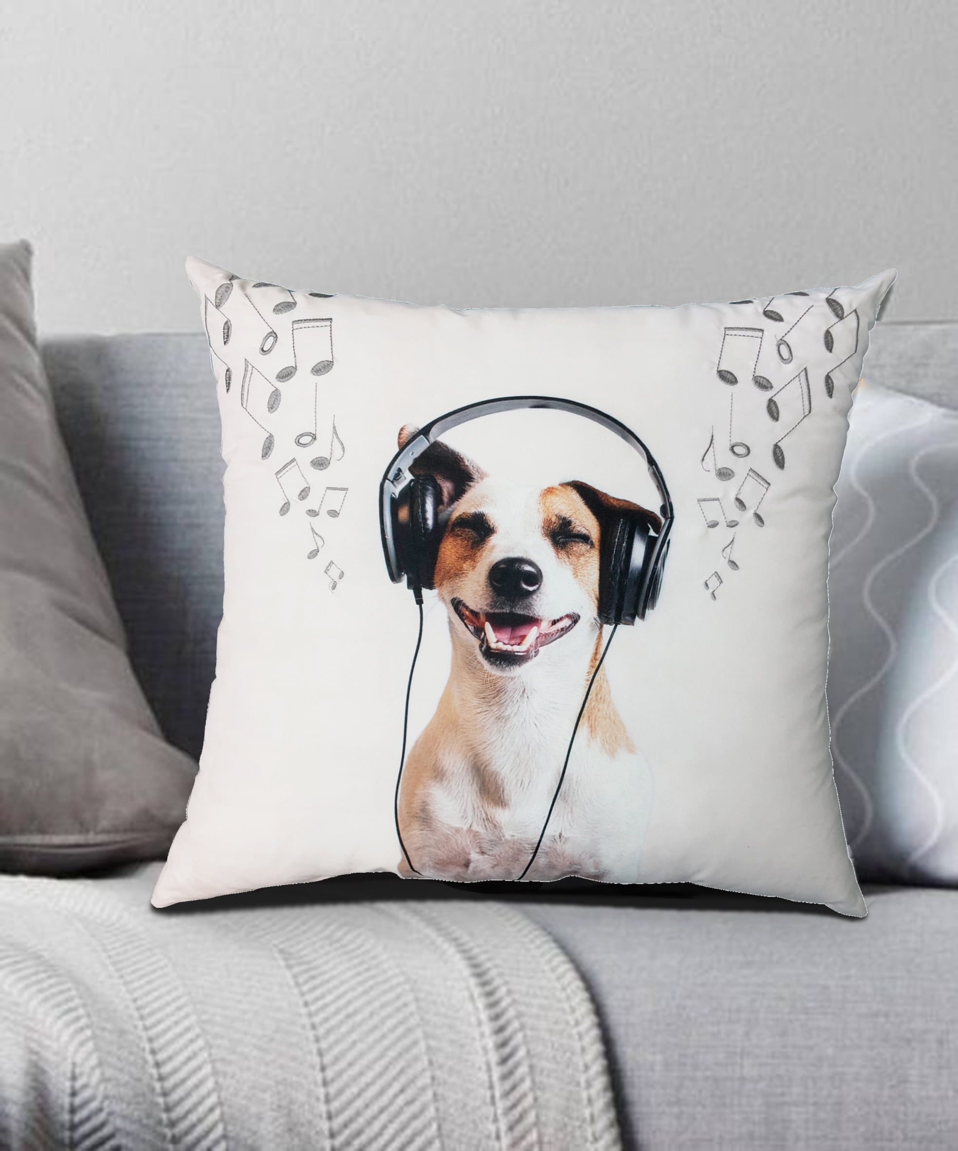 Dog Vibes Decorative Pillow 18x18