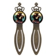 thumbnail image 1 of Dog Vintage Copper Crown-Shaped Bookmarks: Stainless Steel Reading Accessories - Gift Set for Book Lovers, 1 of 5