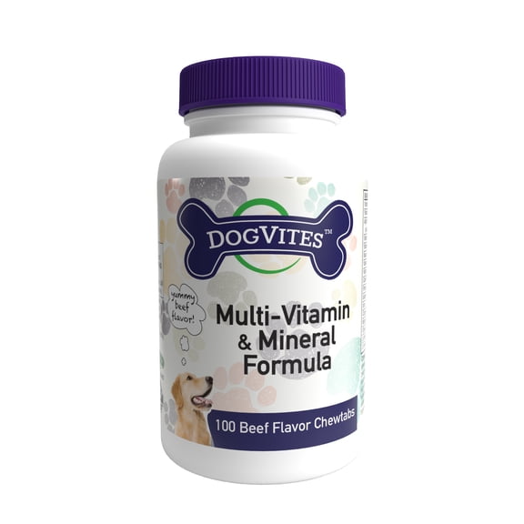 Dog-Vites Multi-Vitamin For Dogs 100 Chewable Tablets
