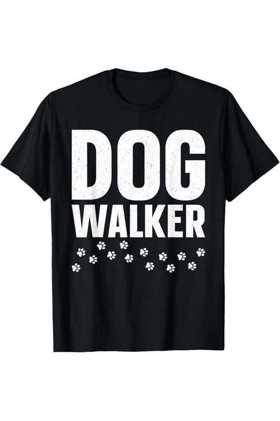 Dog Walker Design For Men Women Pet Walker Dog Walking T-Shirt