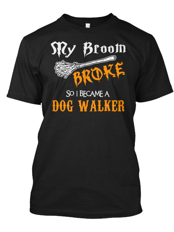 Dog Walker Hanes Tagless Tee T-Shirt