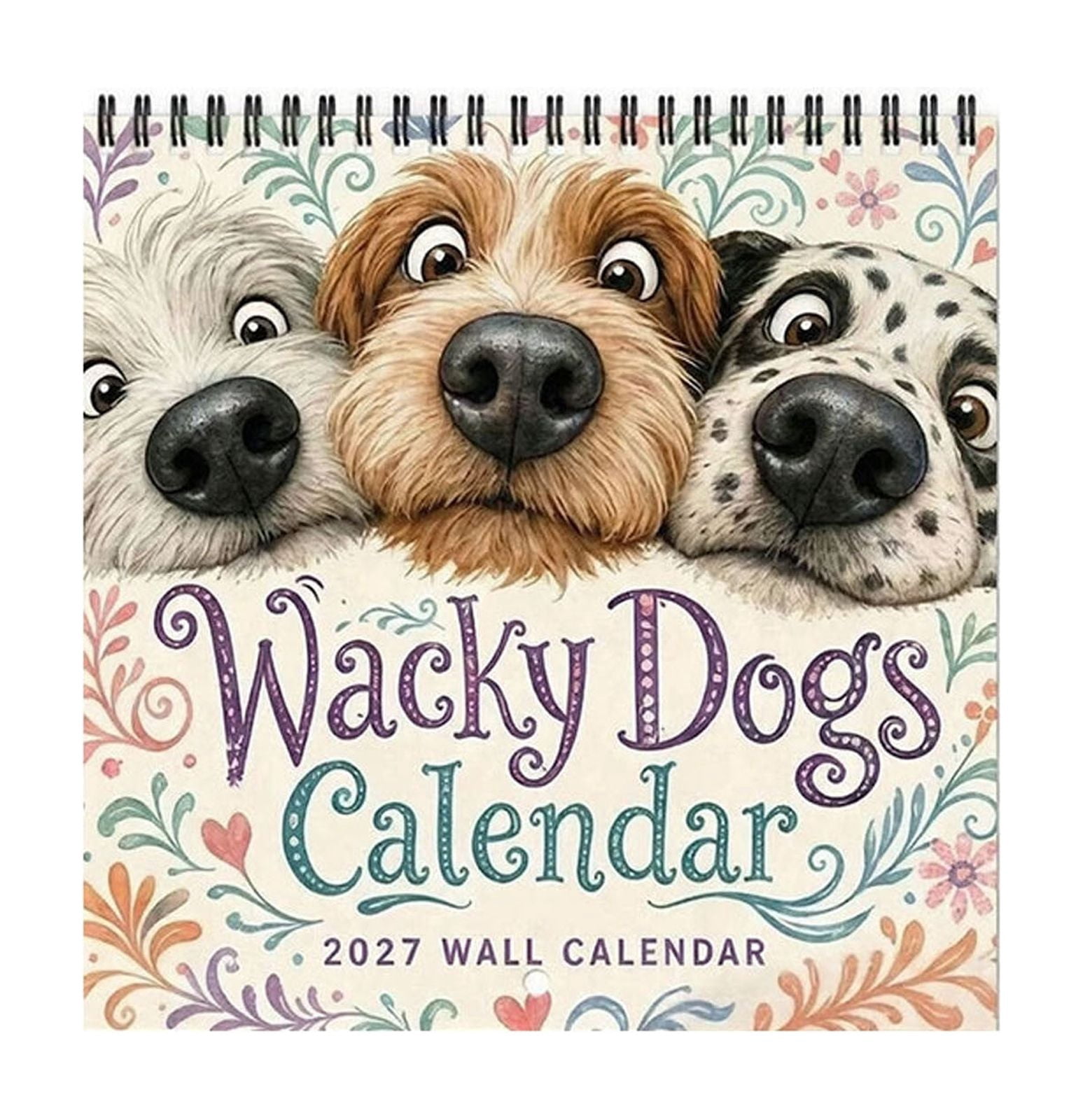Holiday Kitchen Signs Dog Wall Calendar For Kitchen 2027 Calendar Ready To Hang Warm Holiday ...