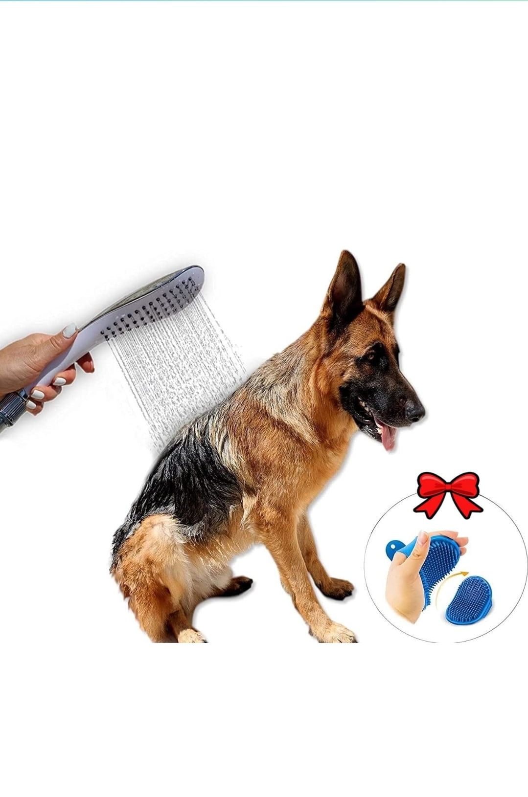 Dog Wand Pro Shower Attachment Sprayer, Warranty,Get A Pet Massage