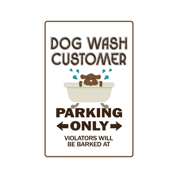 Dog Wash Customer Decal | Indoor/Outdoor | 7" Tall