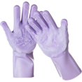 thumbnail image 1 of Dog Washing Gloves 1 Pair: Soft and Gentle Silicone Pet Grooming Gloves - Bathing Scrubber Brush Mitt Grooming Shedding Fur Removal Massage for Dogs/Cats/Horse, 1 of 6