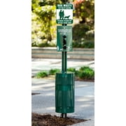 Dog Waste Stations - Everything Included - Free 400 dog waste bags and 50 can liners
