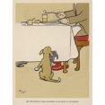 thumbnail image 1 of Dog Watching His Master'S Table Manners Poster Print By Mary Evans Picture Library (18 X 24), 1 of 3