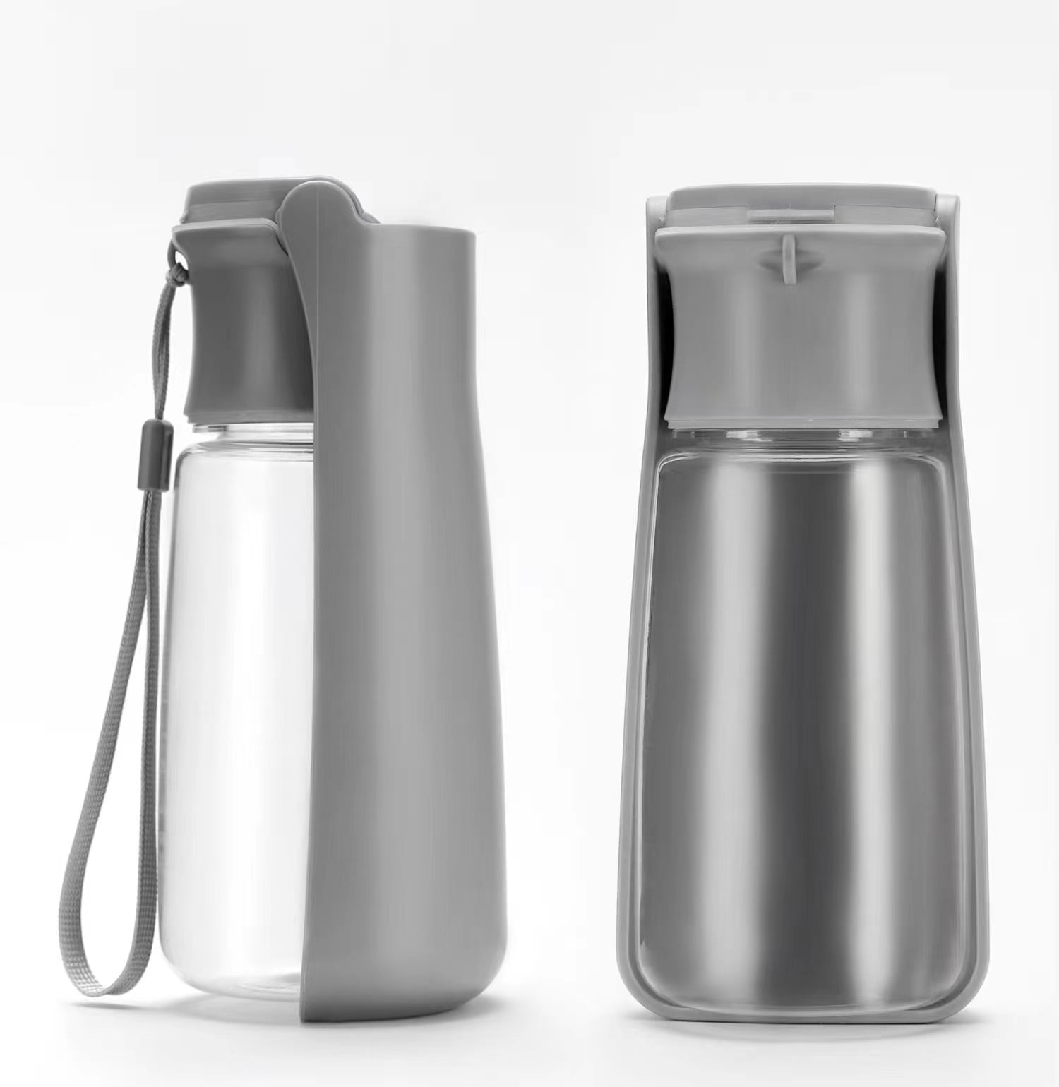 Dog Water Bottle, EC.TEAK Portable Dog Water Bottle 19 OZ/ 550 ML Leak