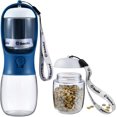 thumbnail image 2 of Cibaabo Dog Water Bottle With Food Container, Travel Puppy Water Bowl, Portable Pet Dispenser, Dog Gift Stuff Accessories Items, Puppy Essentials Necessities For Yorkie Chihuahua Walking And Hiking 2 of 10