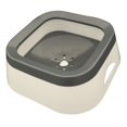 thumbnail image 1 of Dog Water Bowl Dispenser Cat Drinking Feeder Supplies Accessories Water Fountain 1L Big Capacity Water Bowl Dispenser for pet Gray, 1 of 8