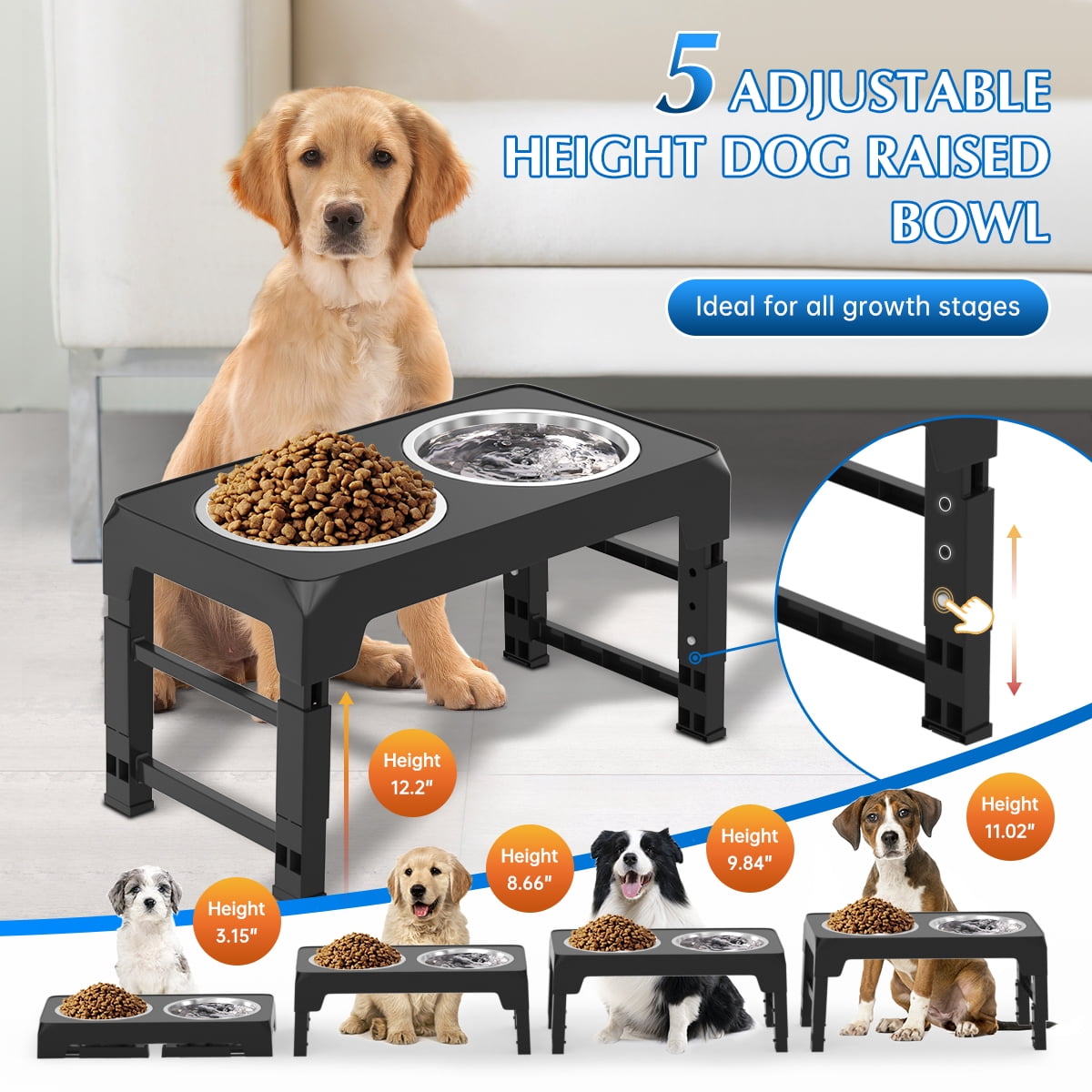 Dog Water Bowl, Dog Bowl No Spill