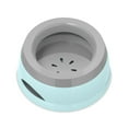 thumbnail image 1 of Dog Water Bowl, Dog Bowl No Spill Dog Food Water Bowl Slow Water Feeder, Spill Proof Pet Water Dispenser Vehicle Carried Travel Water Bowl for Small Medium Dogs and Cats, 25oz/750ML, Blue, 1 of 7