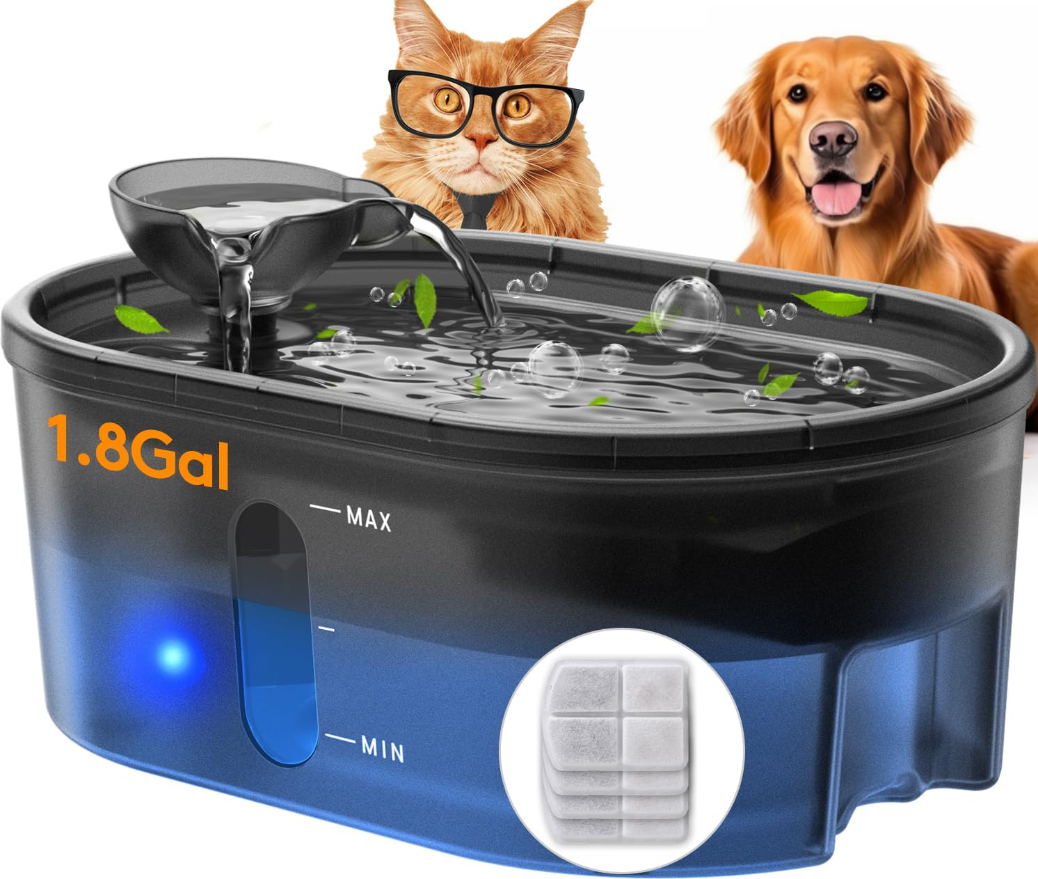 Whisker city corner pet authorized fountain filter cartridges
