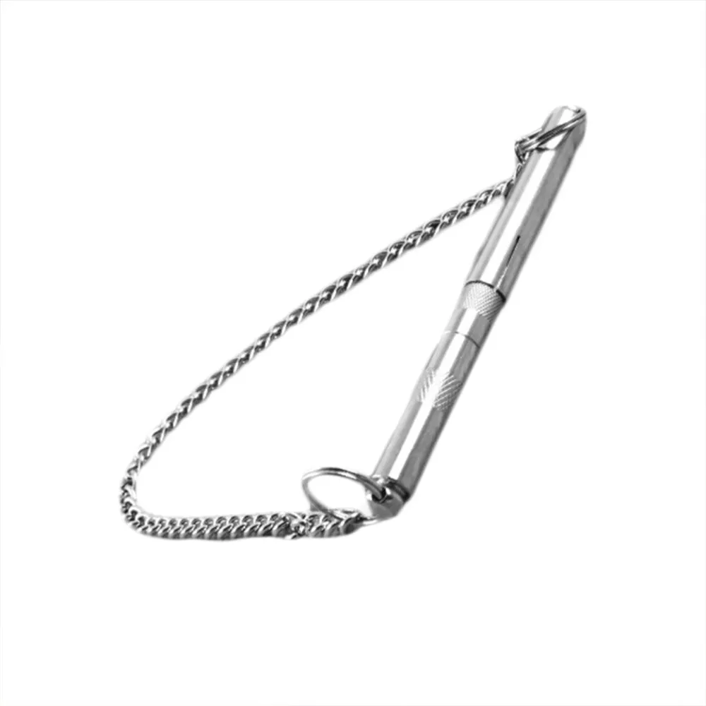 Dog Whistle Stop Barking Silent Sound Trainer Stainless Steel Dog