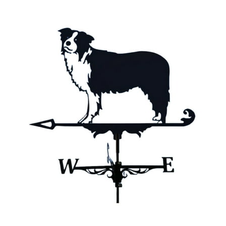 Dog Wind Vane With Metal Weather Vane For Roof Garden And Outdoor Farm Decor