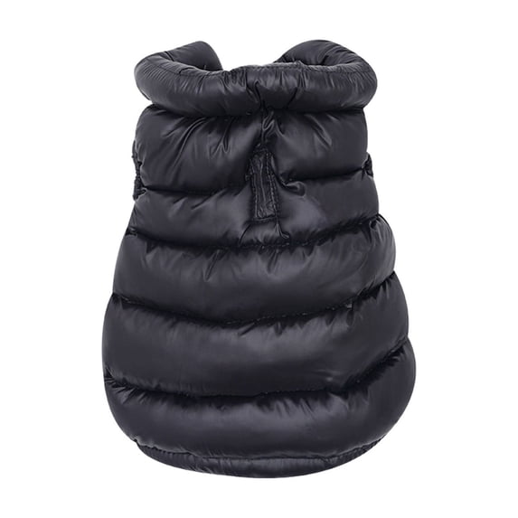 Dog Winter Camisia Black L 2-Leg Cotton Padded Warm Domestica Vestis