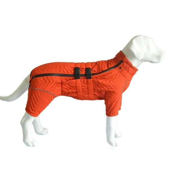 Dog Winter Coat 4 Legs Covered Windproof Waterproof Reflective Warm Dog Clothing