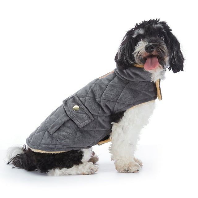 Dog Winter Coat, Dog Fleece Jacket Dog Vest with Pockets Windproof Cold