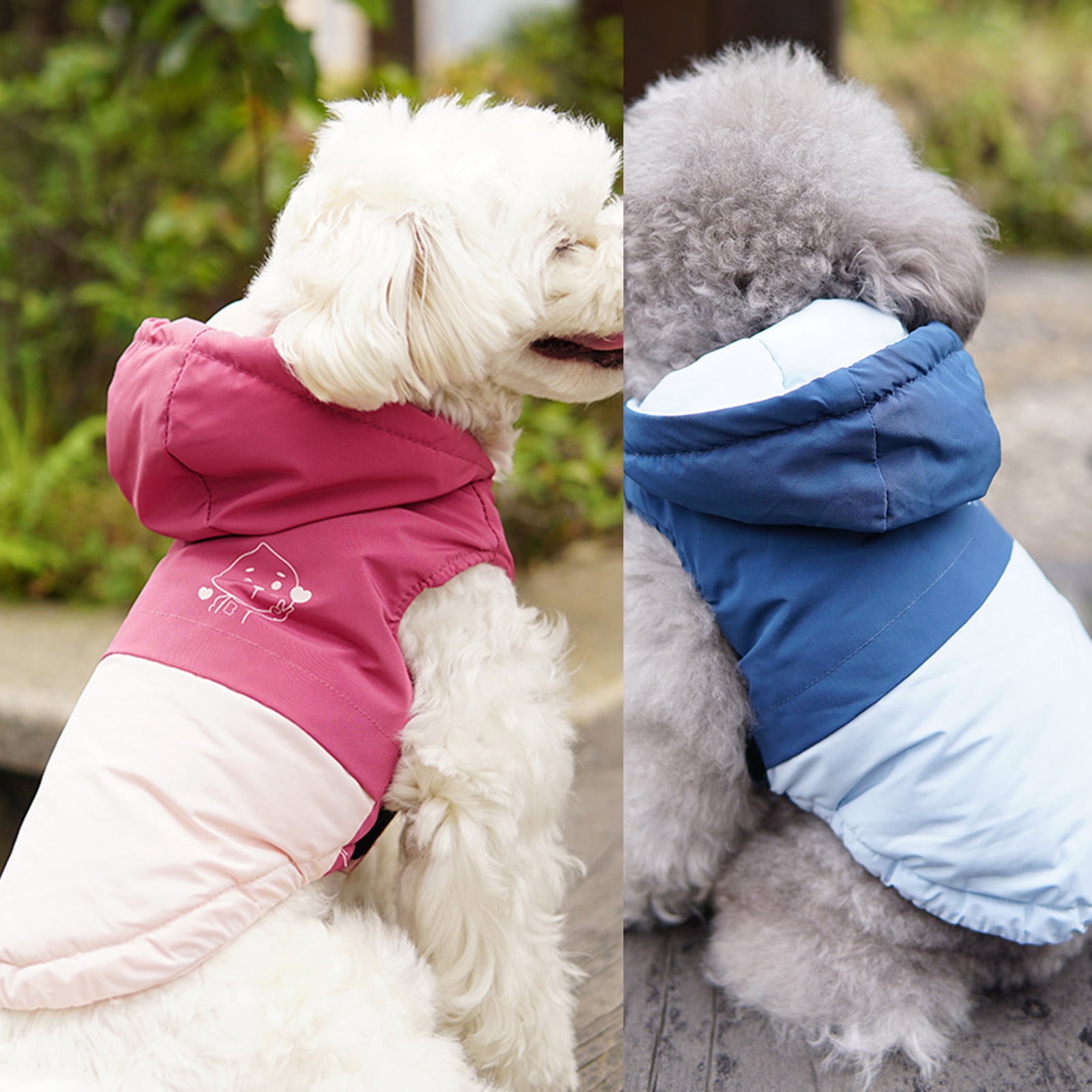 Dog Winter Coat Duck Down Jacket for Small Medium Dogs-Thicken Dog