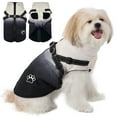 thumbnail image 1 of Dog Winter Coat, Pet Warm Jacket with Reflective Adjustable Harness, Waterproof Windproof Dog Vest Winter Coat with Zipper for Small Medium Large Dogs,Dark Grey,XL, 1 of 7