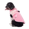 thumbnail image 1 of Dog Winter Coat, Warm Fleece lining Dog Coats With pockets, Cozy D-Rings Waterproof Windproof Warm Pet Jacket for Small Medium Large Dogs,M, Pink, 1 of 7