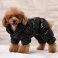 thumbnail image 1 of Dog Winter Coat, Waterproof Dog Jacket, Warm Fullbody Dogs Snowsuit, Winter Coat for Small Dogs, Button Down Pet Thick Fleece Snow Proof Clothes, Outdoor Cold Weather Pet Coats Apparel, 1 of 9