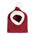 thumbnail image 1 of Dog Winter Hat Scarf Set Knitted Pet Christmas Warm Accessories, Cozy Neck Ear Warmer Hood for Small Medium Large Cats Dogs, Holiday Party Photo Outfit Cold Weather Gear L, 1 of 8