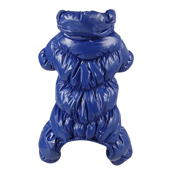 Dog Winter Down Jacket Clothes Four-Legged Thickened Cotton Pet Coat, For Small To Medium Dogs Warmth And Comfort, Easy Fastening Buttons Quick-Drying Washable