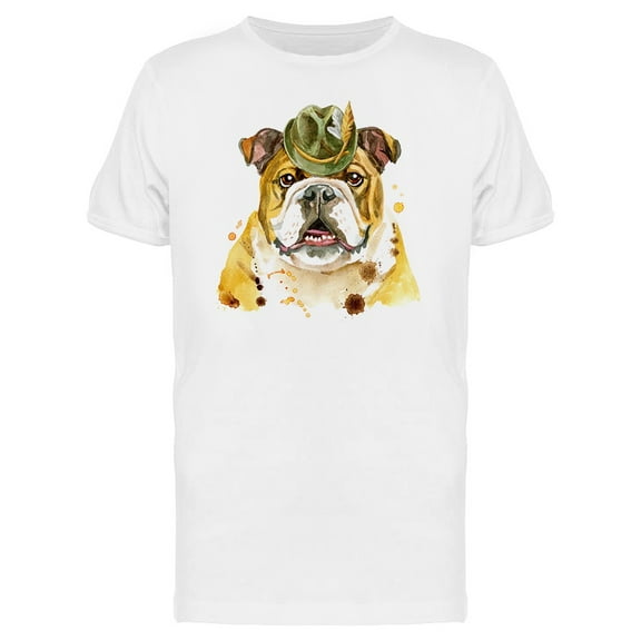 Dog With An Irish Hat T-Shirt Men -Image by Shutterstock, Male x-Large
