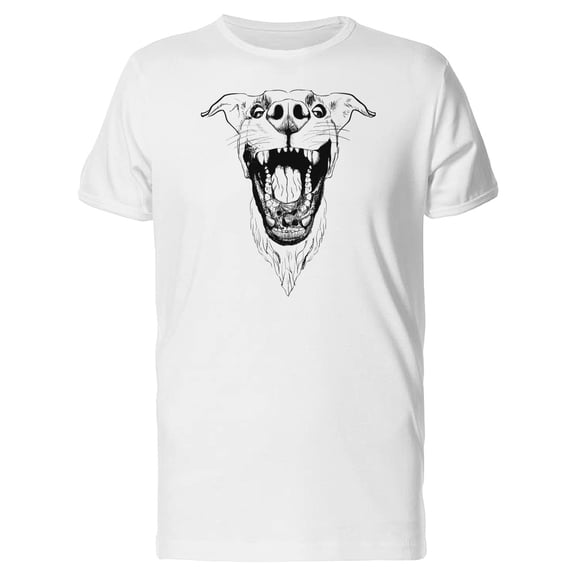 Dog With Monster Mouth Tee Men's -Image by Shutterstock