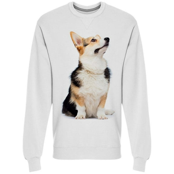 Dog With Turned Face Sweatshirt Men -Image by Shutterstock Men Sweatshirt, Male x-Large