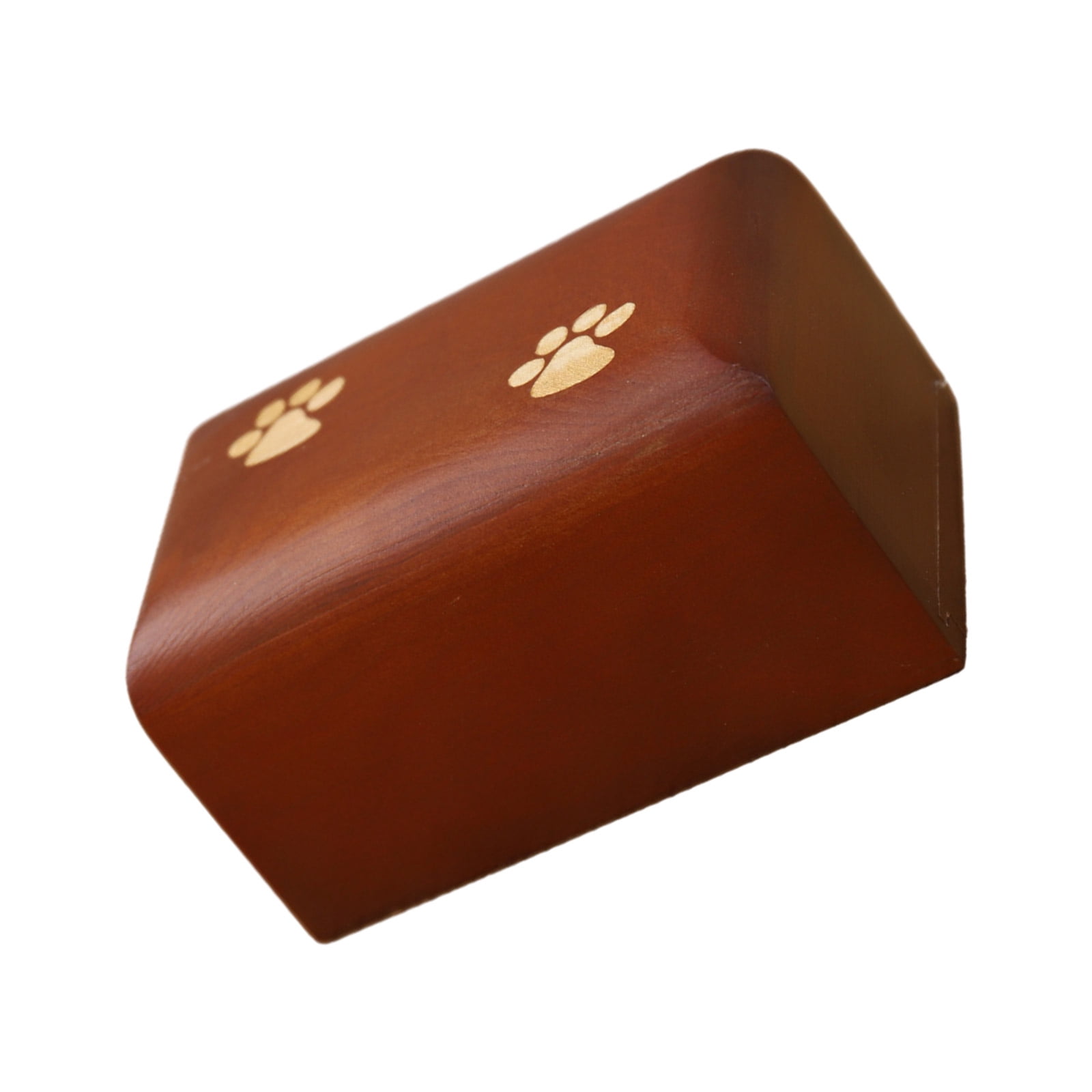 Dog Wood Urn Cremation Urn Memorial Gifts Memorial Paw Print Rememberable Urn for Deceased Pet Ashes