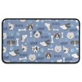 thumbnail image 1 of Dog with Woof and Bark Door Rugs,Washable Non Slip Door Mats Indoor,Decorative Door Mats,Entry Mat Indoor for Entrance,Bedroom,Kitchen,Bathroom,30"x17", 1 of 6