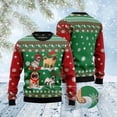 thumbnail image 1 of Dog Xmas Sweater, Pug Snow Day 3D Christmas Sweater, Funny Xmas Sweater, 1 of 2