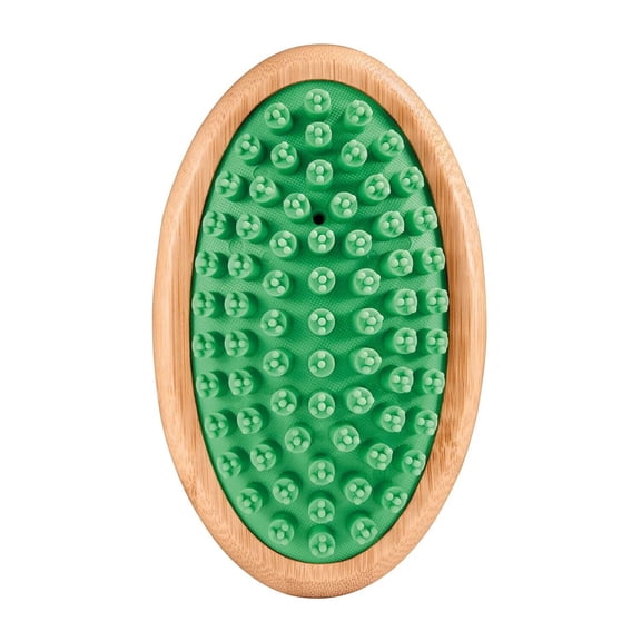 Dog and Cat Grooming Rubber Curry Brushes Firm Grip Three Styles Available (Green)