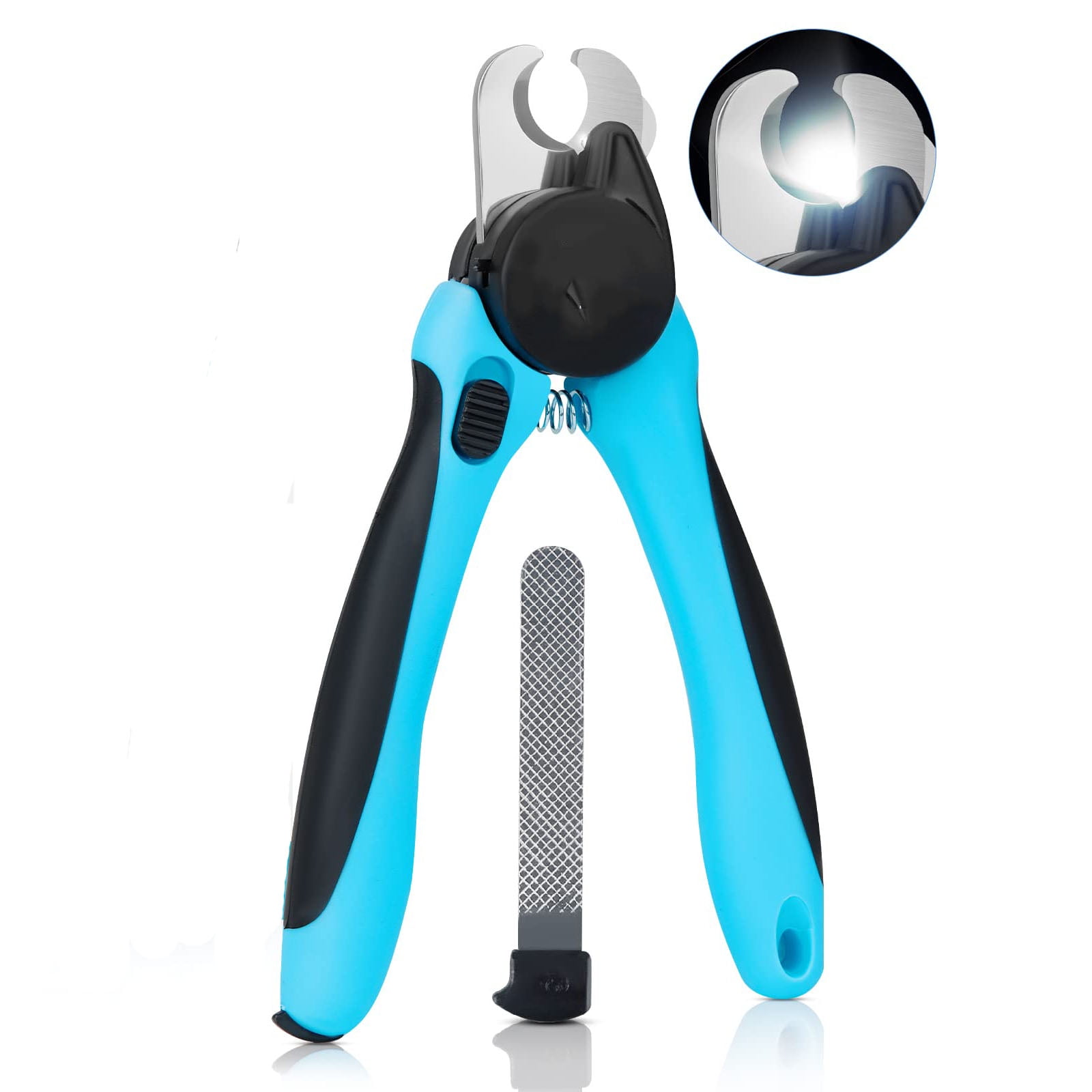 Dog and Cat Nail Clipper with LED Light and Quick Sensor and Safety Guard Avoid Over Cutting Toenail Extra Sharp for Hard Claws Walmart