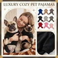 thumbnail image 1 of Dog and Cats Universal Fashionable Pajamas Cozy Pet Clothing Soft Apparel for Sleep Play, Red S, 1 of 3