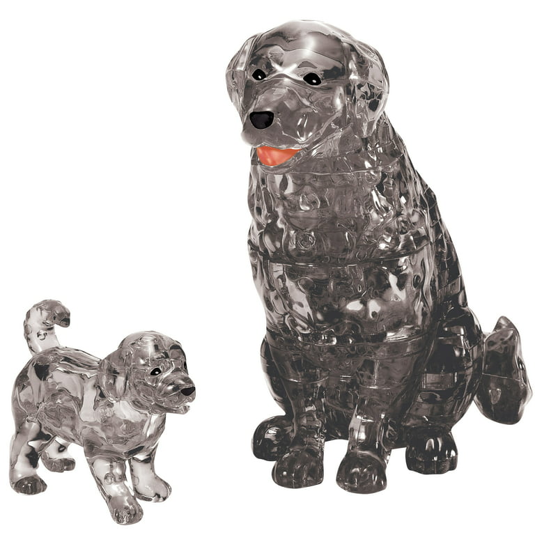 Bepuzzled 3D Dog and Puppy Crystal Puzzle