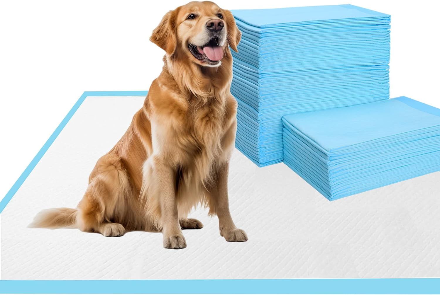 Dog and Puppy Pee Pads 20-Count Disposable Pet Pad 28x34 inch X-Large Waterproof Pet Training Pad Dog Pee Pads Maximum Absorption and Protection