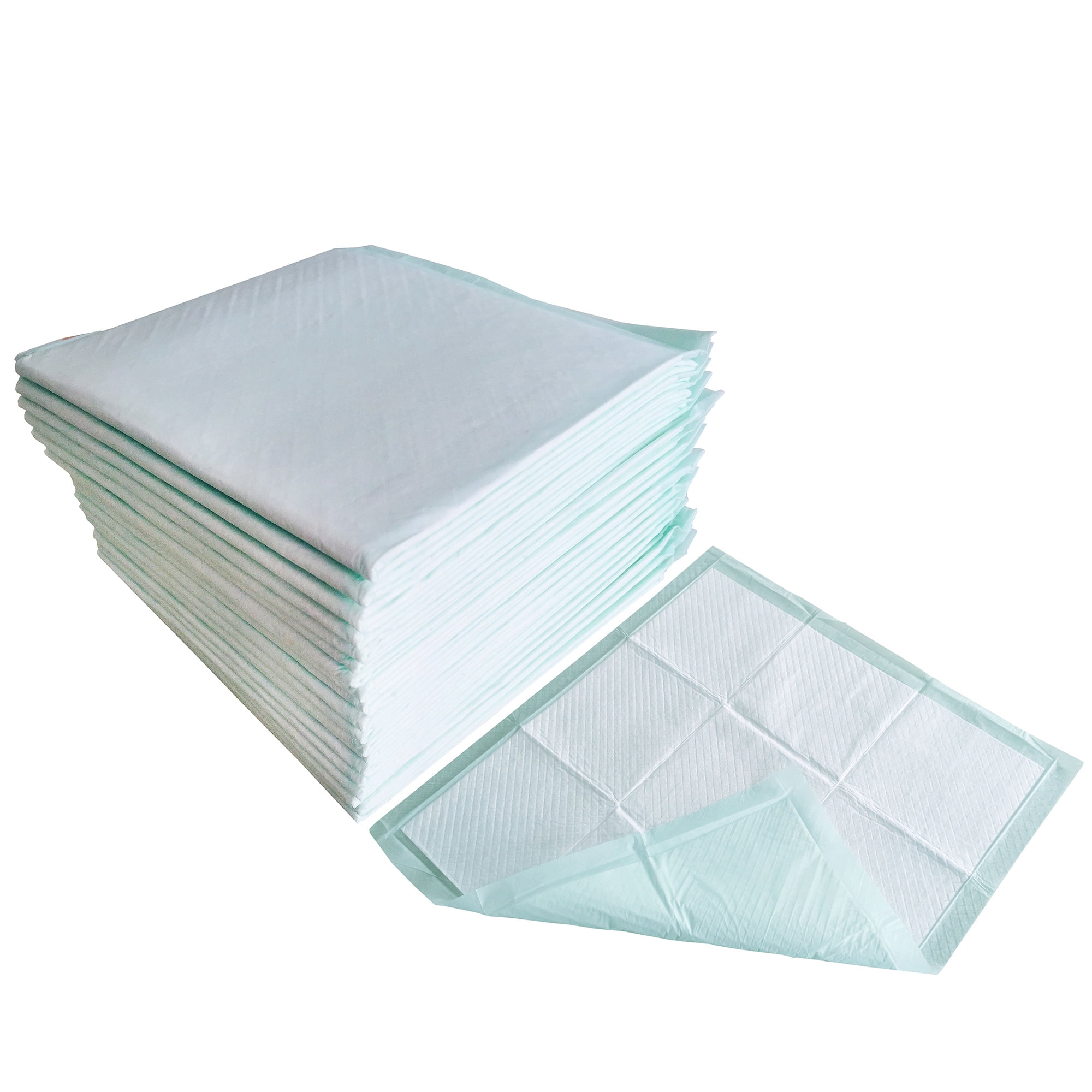 Dog and Puppy Pee Pads with Leak Proof Quick Dry Design, Pack of 100